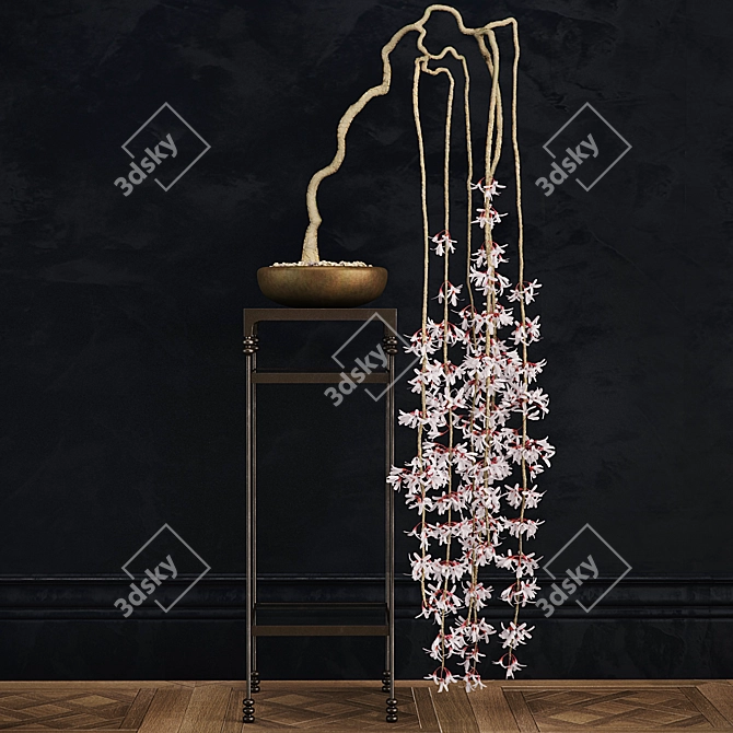 Snowflake Bonsai - Beautiful Floral Miniature 3D model image 1