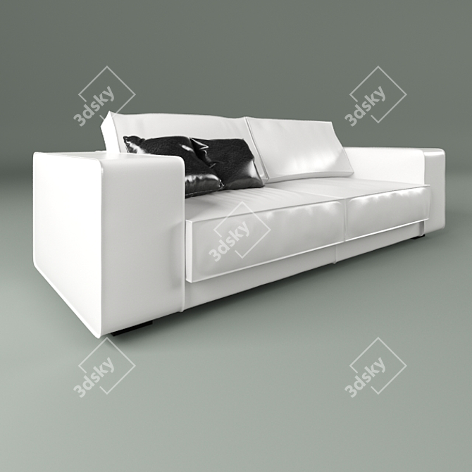 Rolf Estelio Geometric Sofa 3D model image 1