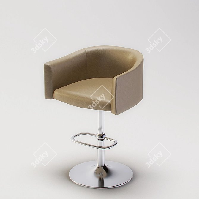 Elegant Redeco Chair - A Perfect Blend of Style and Comfort 3D model image 1