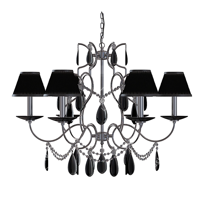 Marina Chandelier: Italian Elegance in Illumination 3D model image 1