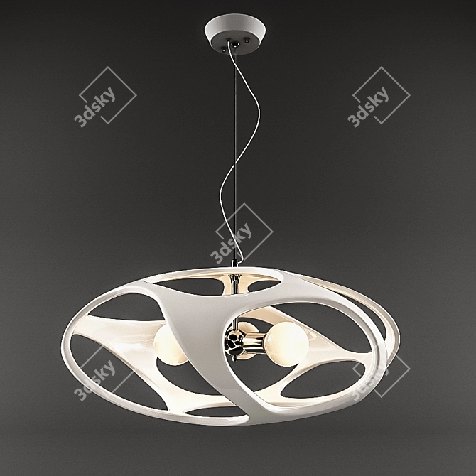 OZCAN Timon Chandelier 3D model image 1