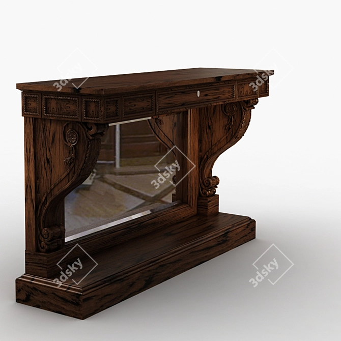 Mayfair Console: Elegant and Sophisticated 3D model image 2