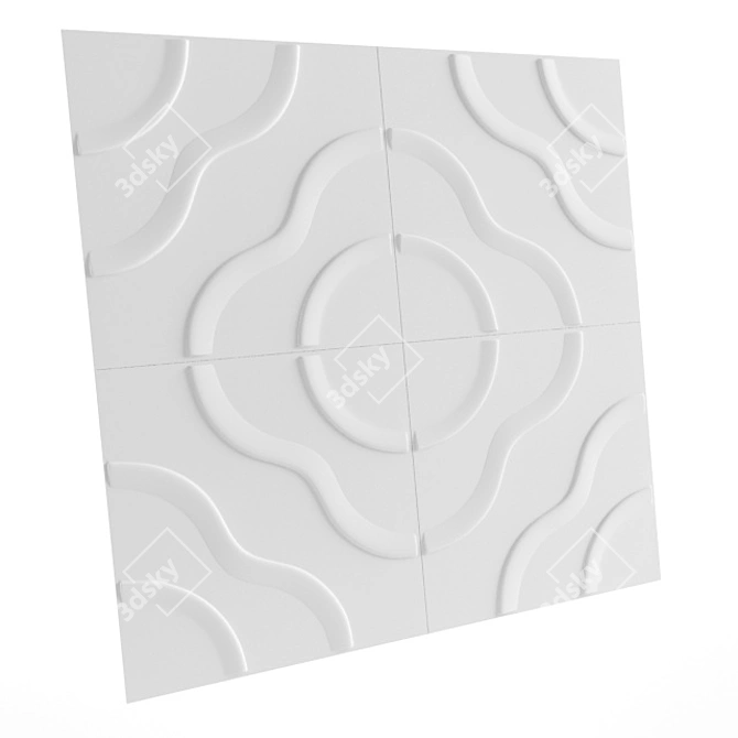 Eco Bamboo Sailing Panel 3D model image 1