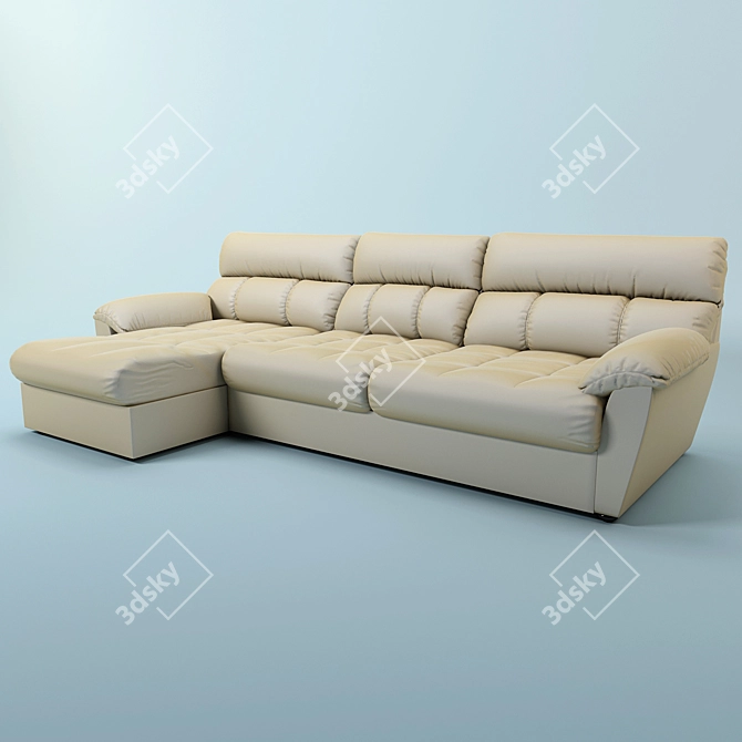 Monaco Corner Sofa 3D model image 1