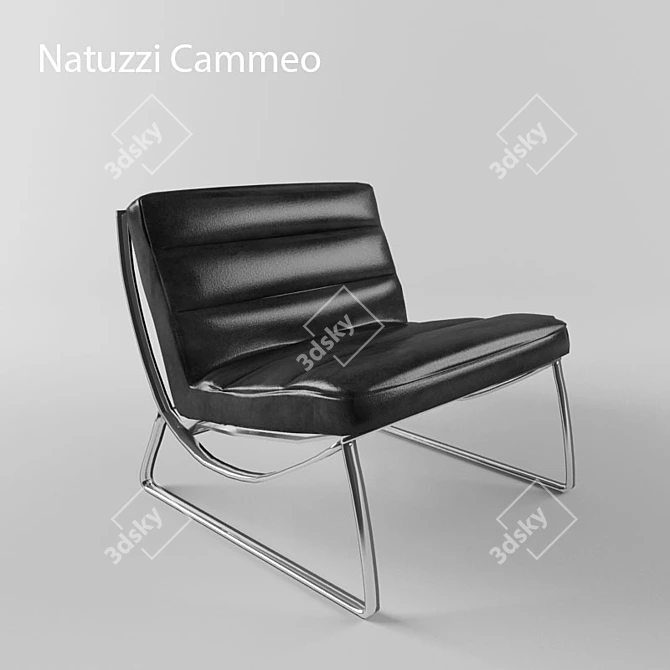 Natuzzi Cammeo: Elegant Italian Design 3D model image 1