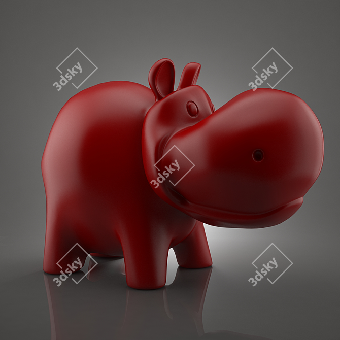 Title: Elegant ORAZIO Sculpture by CREAZIONI 3D model image 1