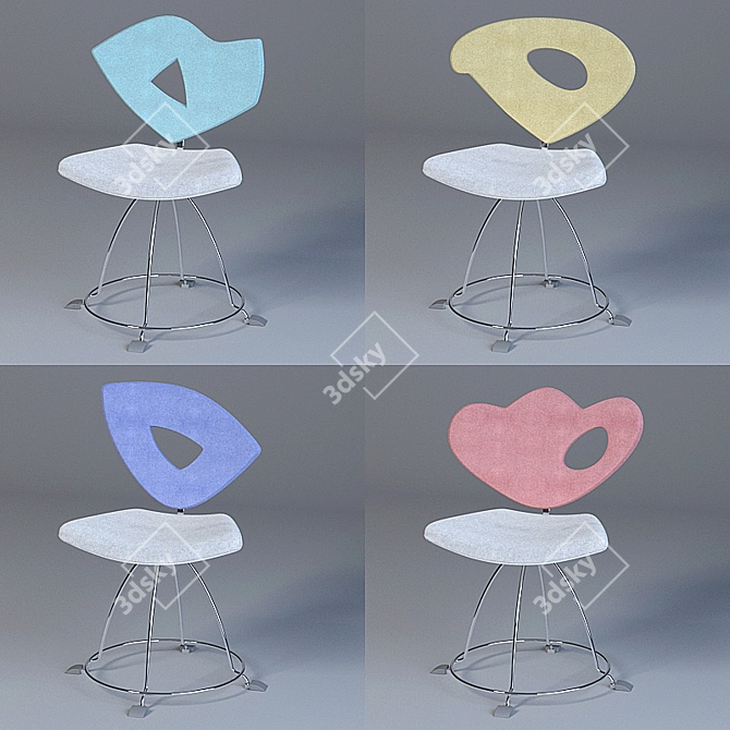 IL loft Mambo: Modern Style Chairs 3D model image 2