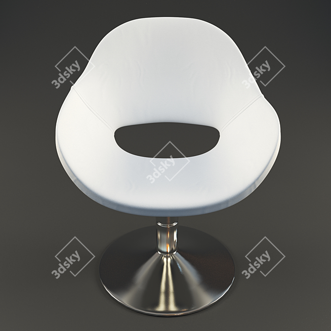 TULIPA Professional Barber Chair 3D model image 1
