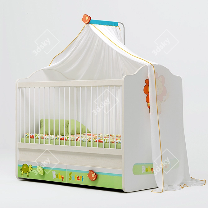 Safari Adventure Nursery Set 3D model image 2