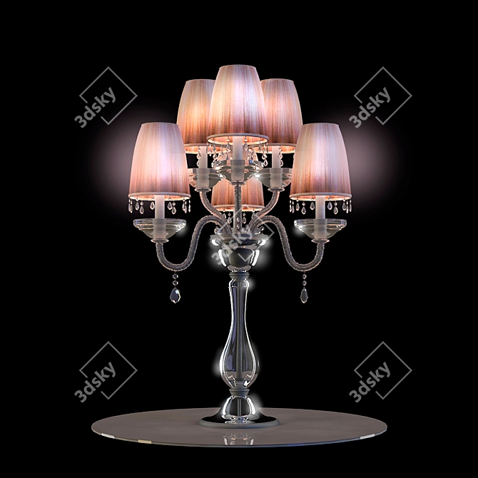 Transparent Charmante Table Lamp by Beby Group 3D model image 1