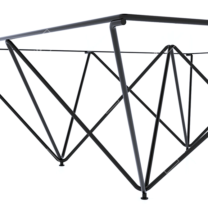 Sleek Alanda Coffee Table 3D model image 2