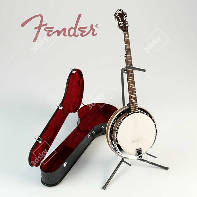Fender Leo Banjo: Authentic Sound 3D model image 1