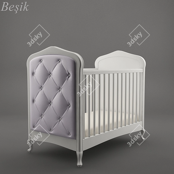 Adorable Baby Blanket: Soft & Cozy 3D model image 1