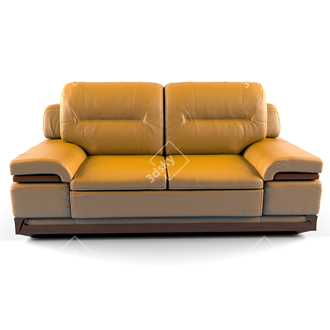 Italian Leather Sofa "Corsica 3D model image 2