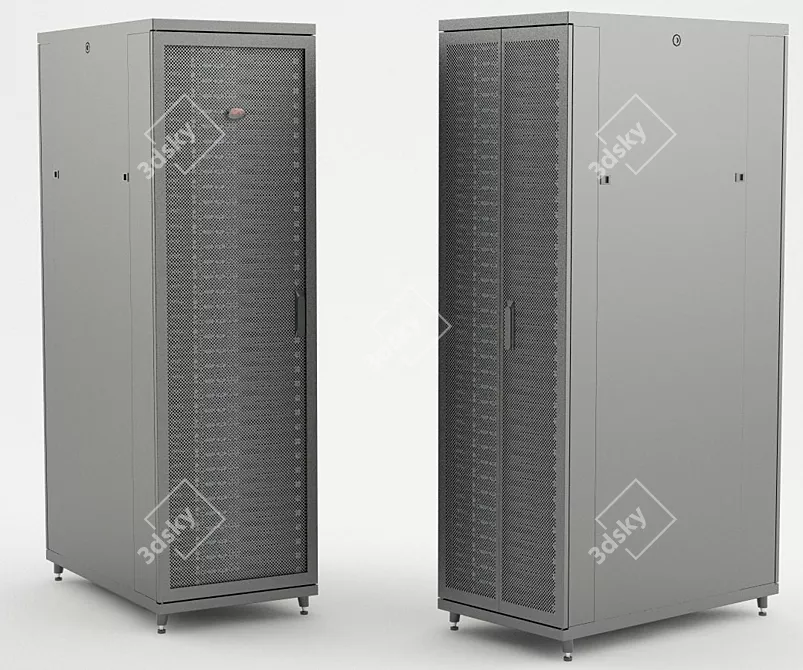 APC NetShelter SV 42U Rack 3D model image 1