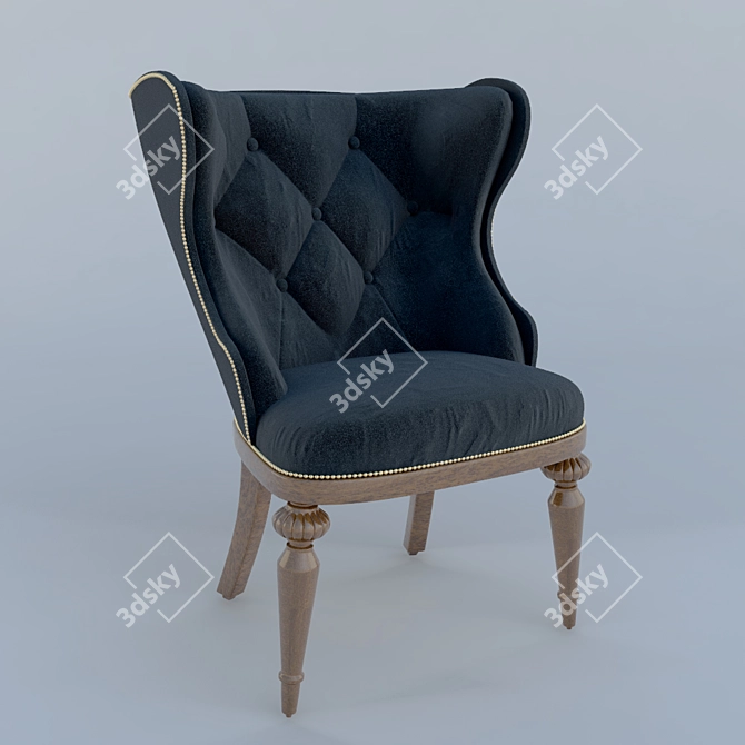 Gamecock Throne: The Ultimate Seating Experience 3D model image 2