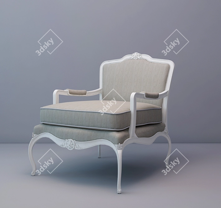 Italian Cantori Armchair 3D model image 1