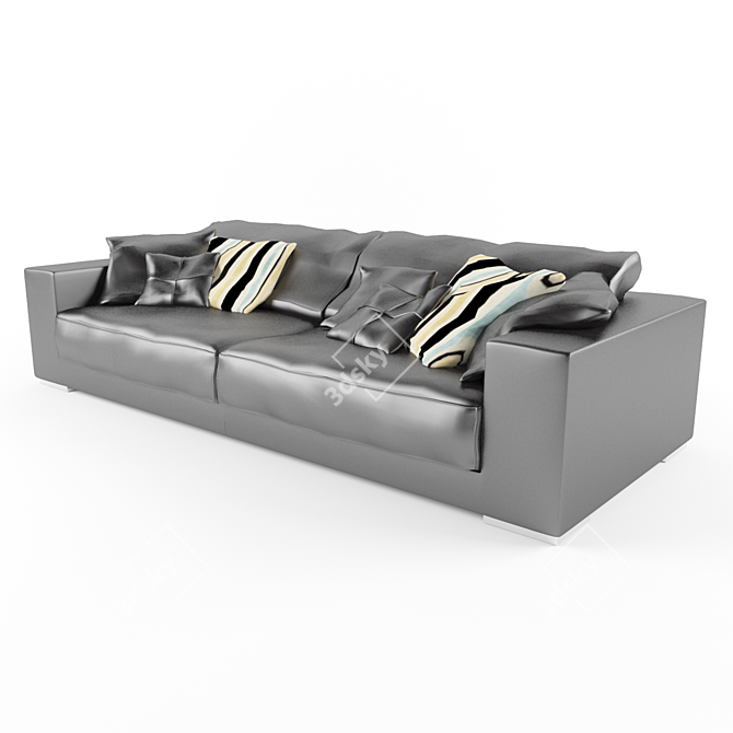 Budapest Bliss: Baxter Sofa 3D model image 1