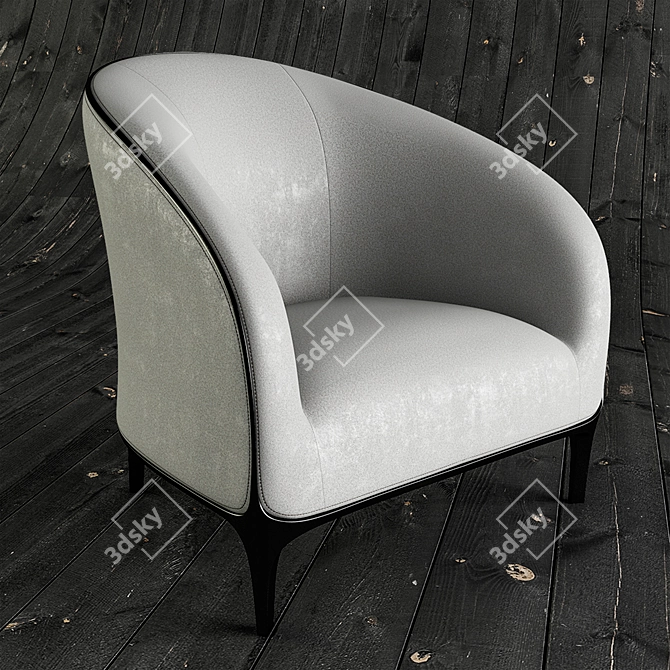 Bernhardt Design Catherine Armchair 3D model image 1