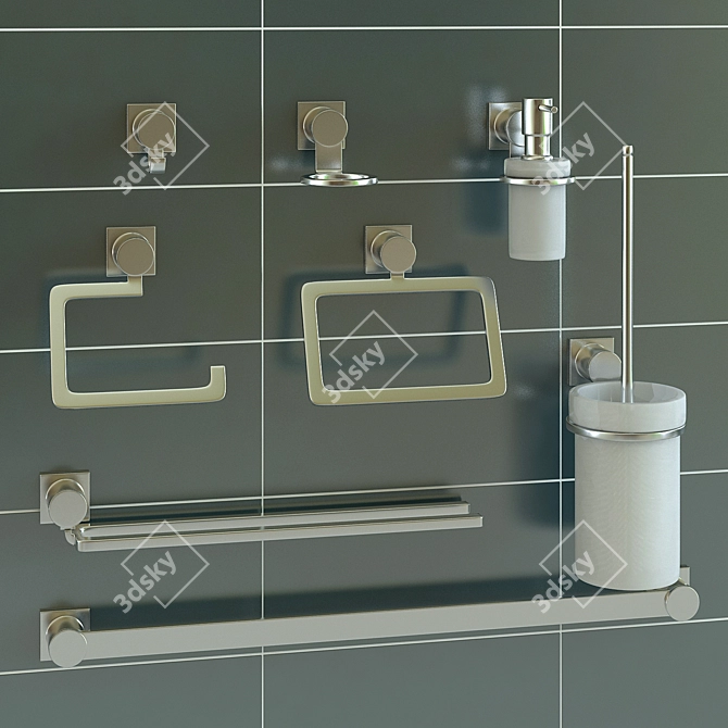 Grohe Allure Bathroom Set 3D model image 1