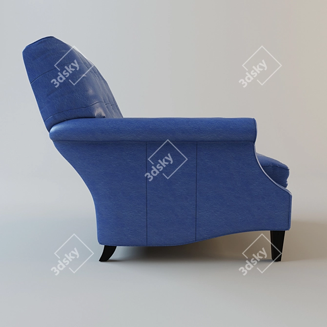 Palermo: Stylish and Comfortable Chair 3D model image 2