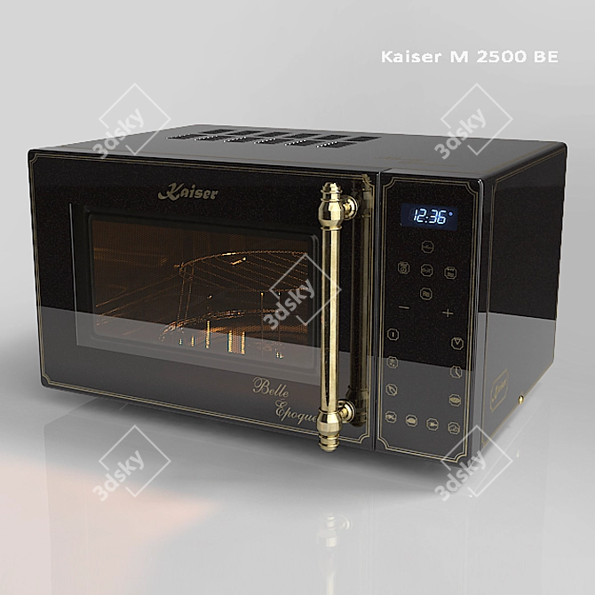 Title: Kaiser M 2500 BE Microwave 3D model image 1