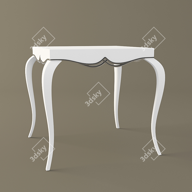 Elegant Bedside Table by Christopher Guy 3D model image 1