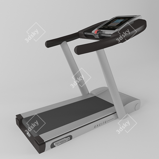 e-Drive Treadmill 3D model image 1