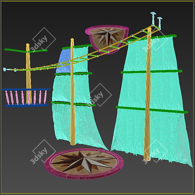 Sea Adventure Playset for Kids 3D model image 2