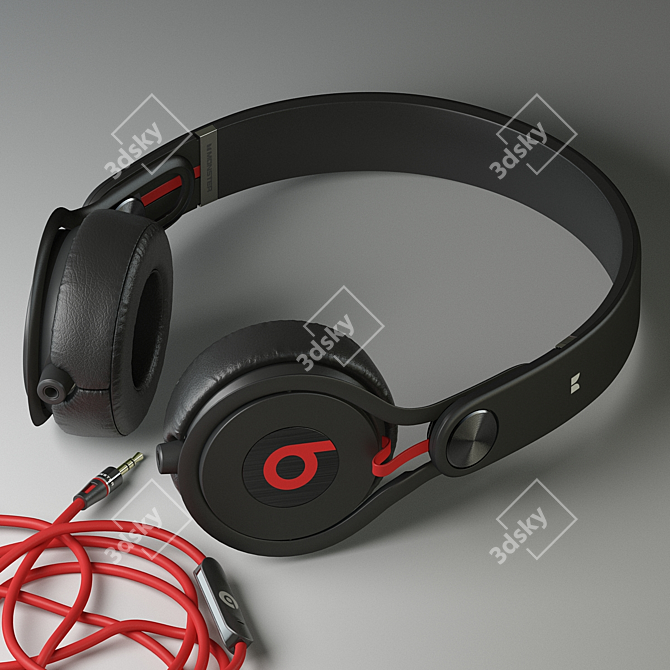 Beats MIXR Headphones - Superior Sound, Ultimate Style! 3D model image 1