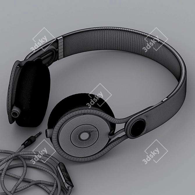 Beats MIXR Headphones - Superior Sound, Ultimate Style! 3D model image 2