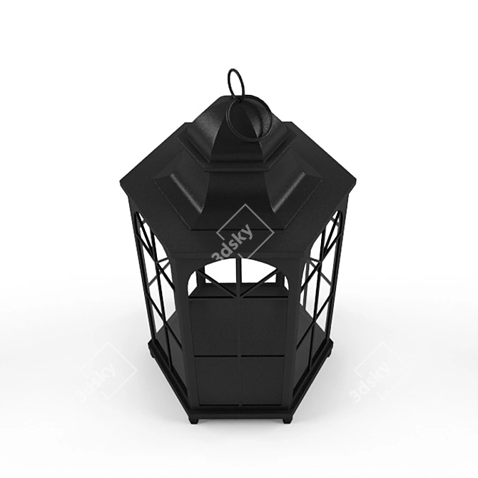 GlowLite Lantern: Illuminate Your Adventure 3D model image 2