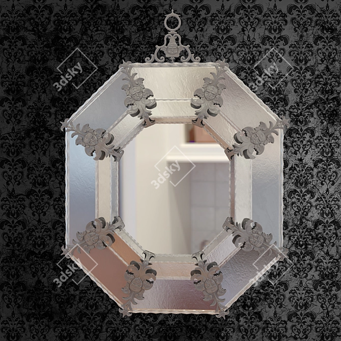 Savio Firmino Italian Mirror 3D model image 1
