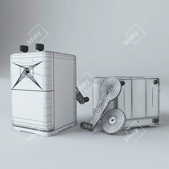 Sleek Buromax Pencil Sharpener 3D model image 3