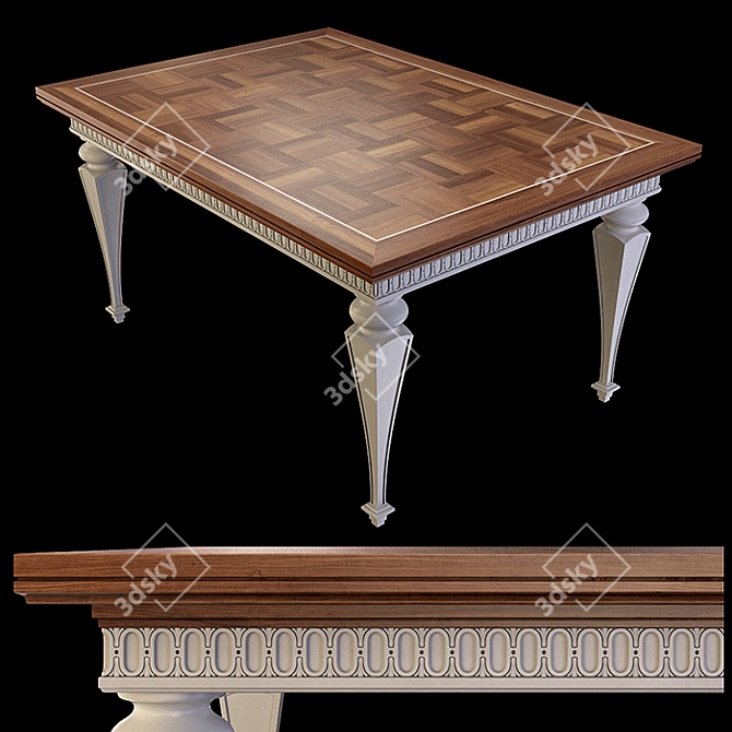 Bamar Marostica (880) Table - Sleek and Spacious 3D model image 2