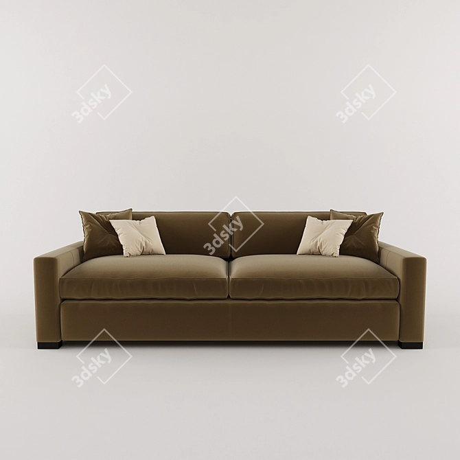 Contemporary Living: Modern Sofa 3D model image 1