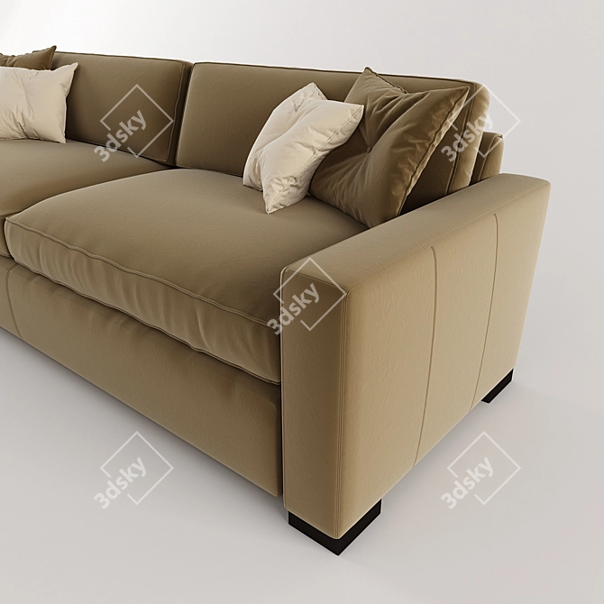 Contemporary Living: Modern Sofa 3D model image 2