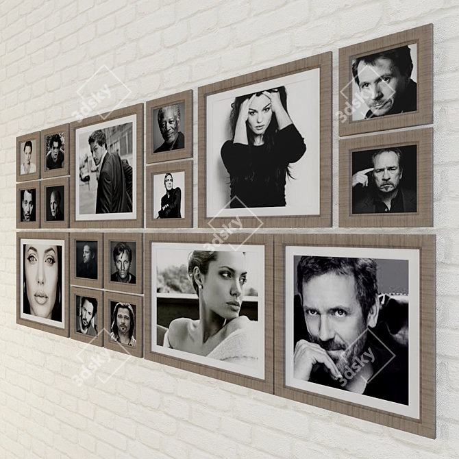 Actor Photo Frames 3D model image 2