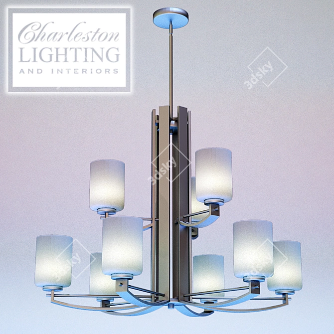 Charleston Chandelier: 308924 3D model image 1