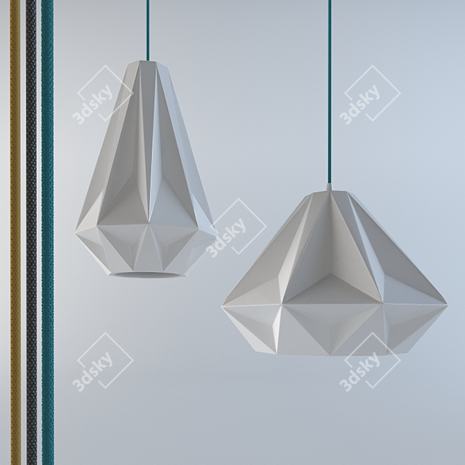 Modern Aspect Pendant Lamps 3D model image 2