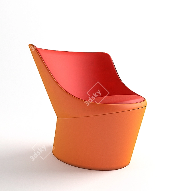 Elegant DIDI Chair 3D model image 1