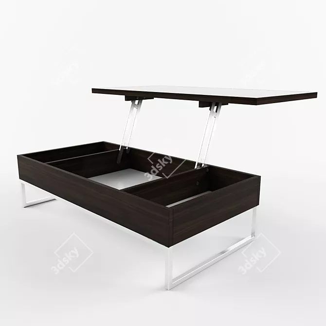 Foldable Coffee Table 3D model image 2