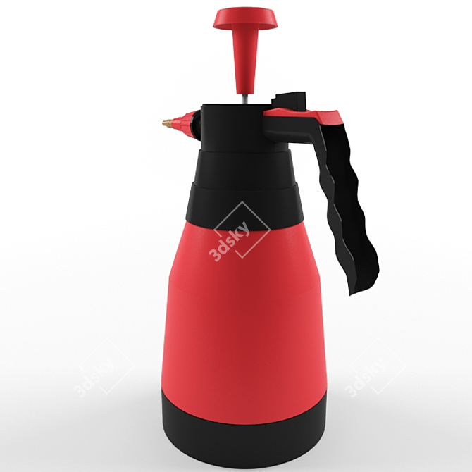Streamline Atomizer: High-Poly Design 3D model image 3