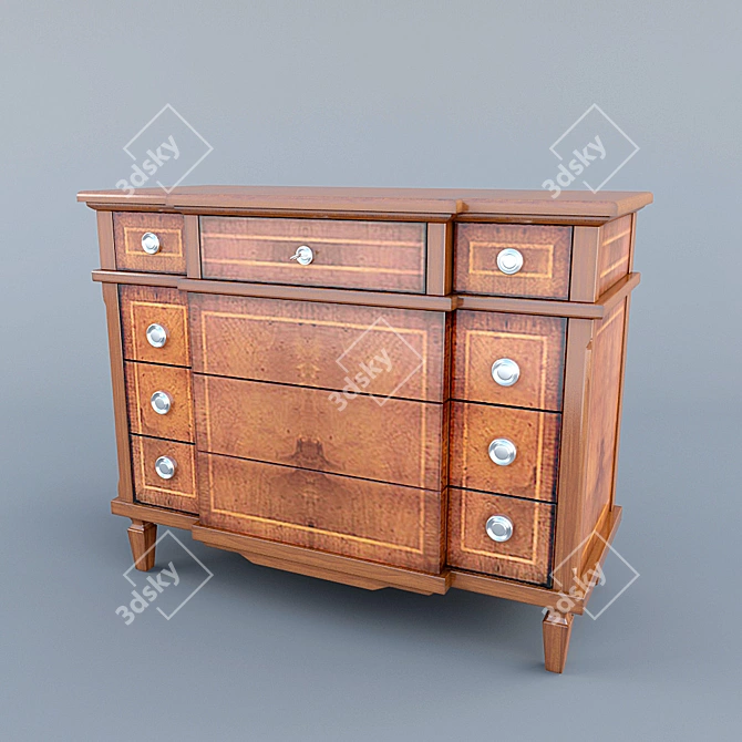 Elegant Nobile Console Table 3D model image 1