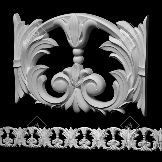 Title: Versatile Repeating Design 3D model image 1