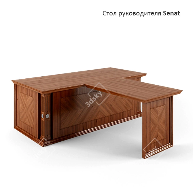 Furniture Set Senat: Office Essentials 3D model image 1