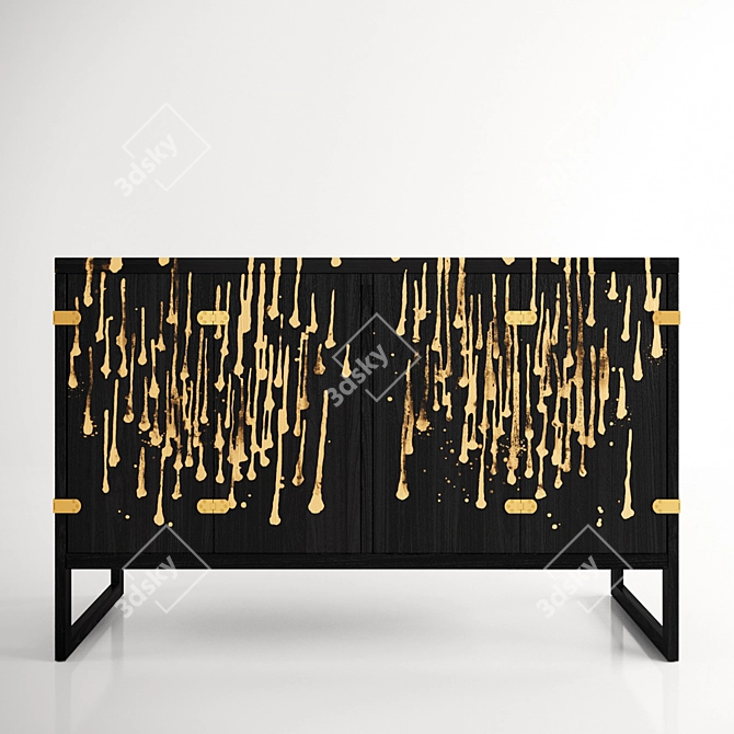Designer Locker BM Cabinet: Large 3D model image 1