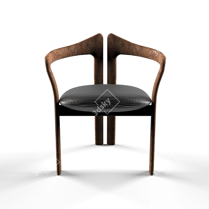 Elegant Pablo Chair: A Masterpiece 3D model image 2