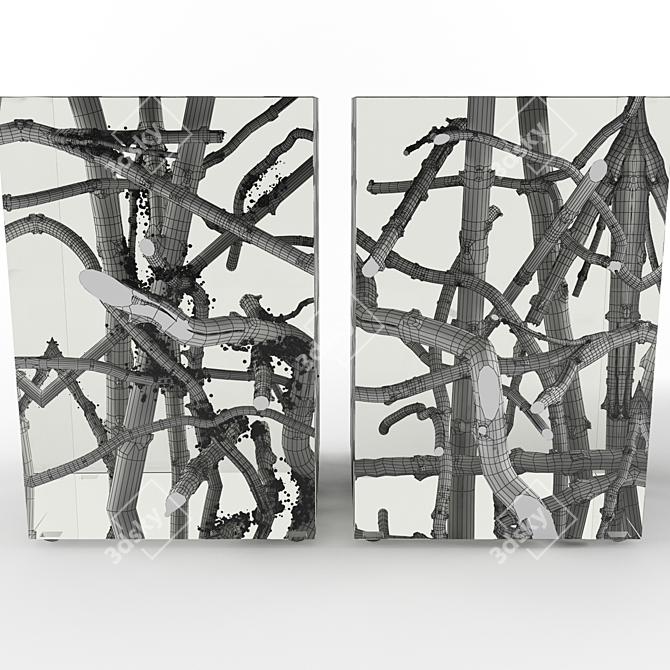 Drifted Branches Acrylic Table 3D model image 3