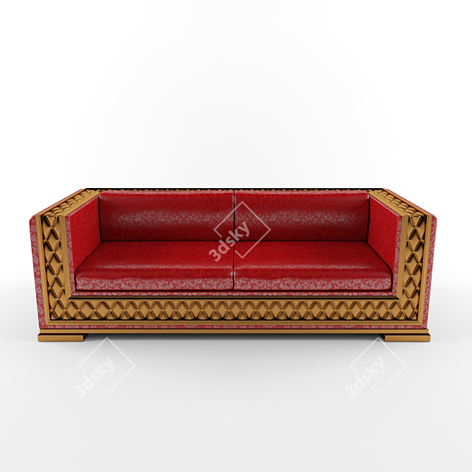 Elegant Bakokko Living Room Set 3D model image 2